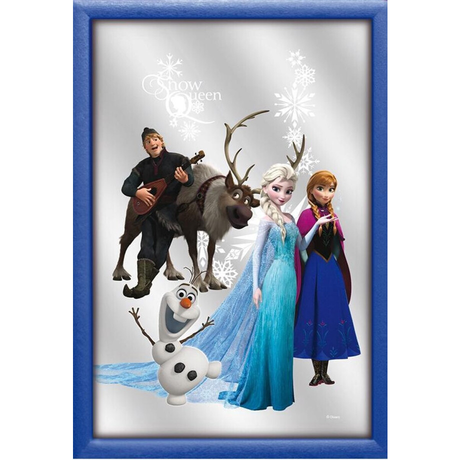 "Disney Frozen Spiegel voor de Kinderkamer - Speelse Wandspiegel met Elsa en Anna - Perfect voor Meisjes - 30cm" "Disney Frozen Spiegel voor de Kinderkamer - Speelse Wandspiegel met Elsa en Anna - Perfect voor Meisjes - 30cm" afbeelding 1