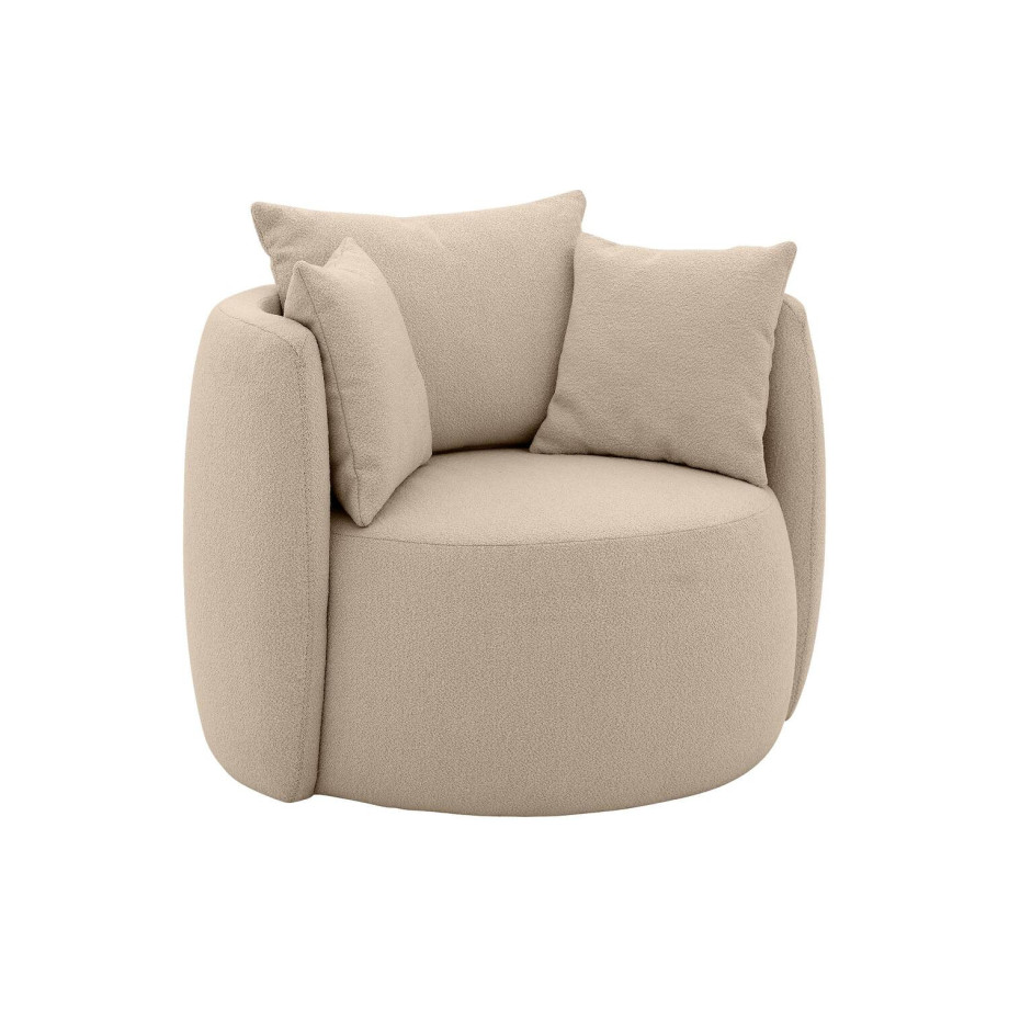 Goossens Fauteuil Terra, Fauteuil met kruisnaad afbeelding 1