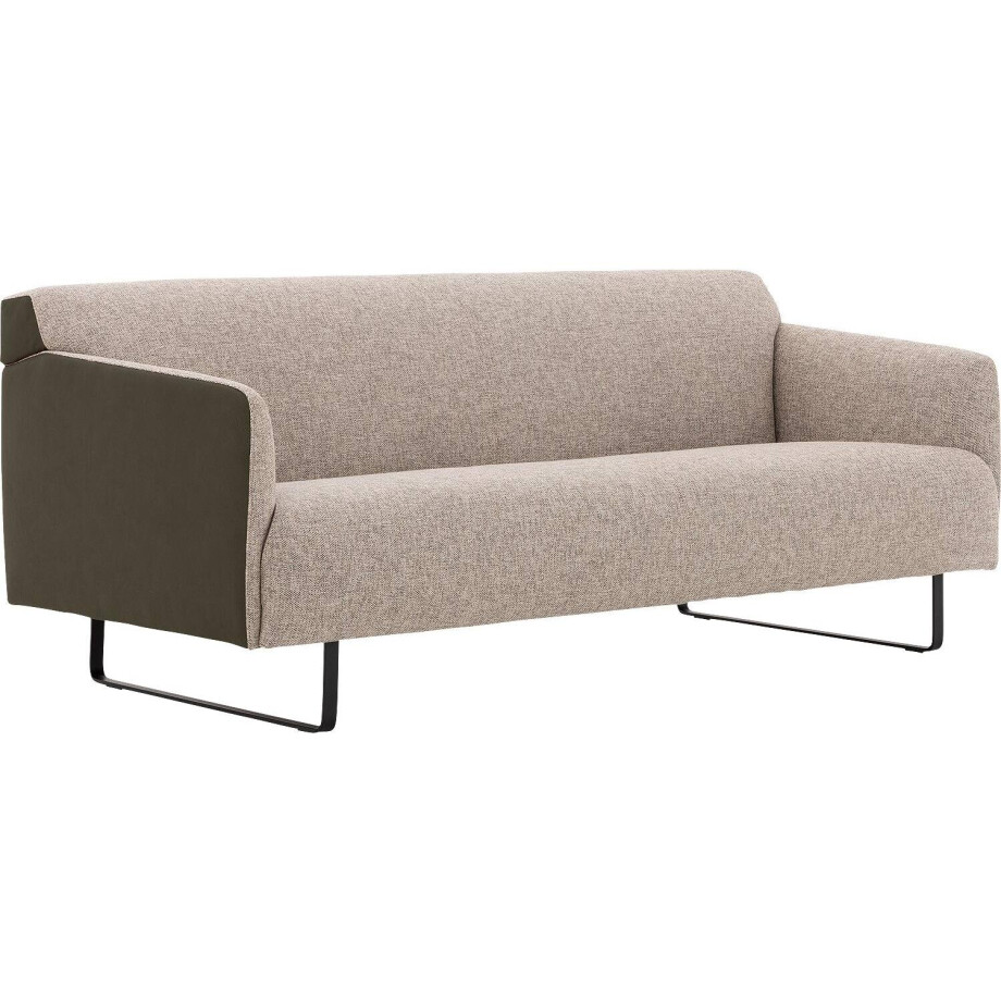 Goossens Excellent Bank Montreal groen, leer, 2,5-zits, modern design Goossens Excellent Bank Montreal groen, leer, 2,5-zits, modern design afbeelding 1