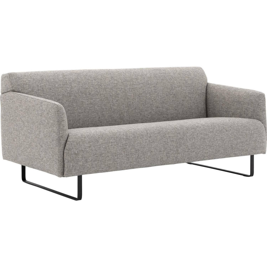 Goossens Excellent Bank Montreal grijs, stof, 2-zits, modern design afbeelding 1