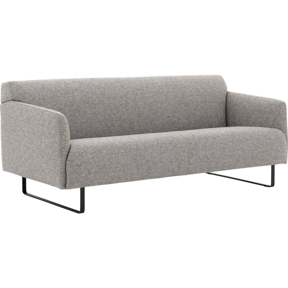 Goossens Excellent Bank Montreal grijs, stof, 2,5-zits, modern design afbeelding 1