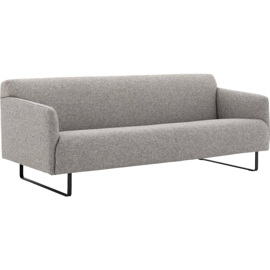 Goossens Excellent Bank Montreal grijs, stof, 3-zits, modern design afbeelding 1