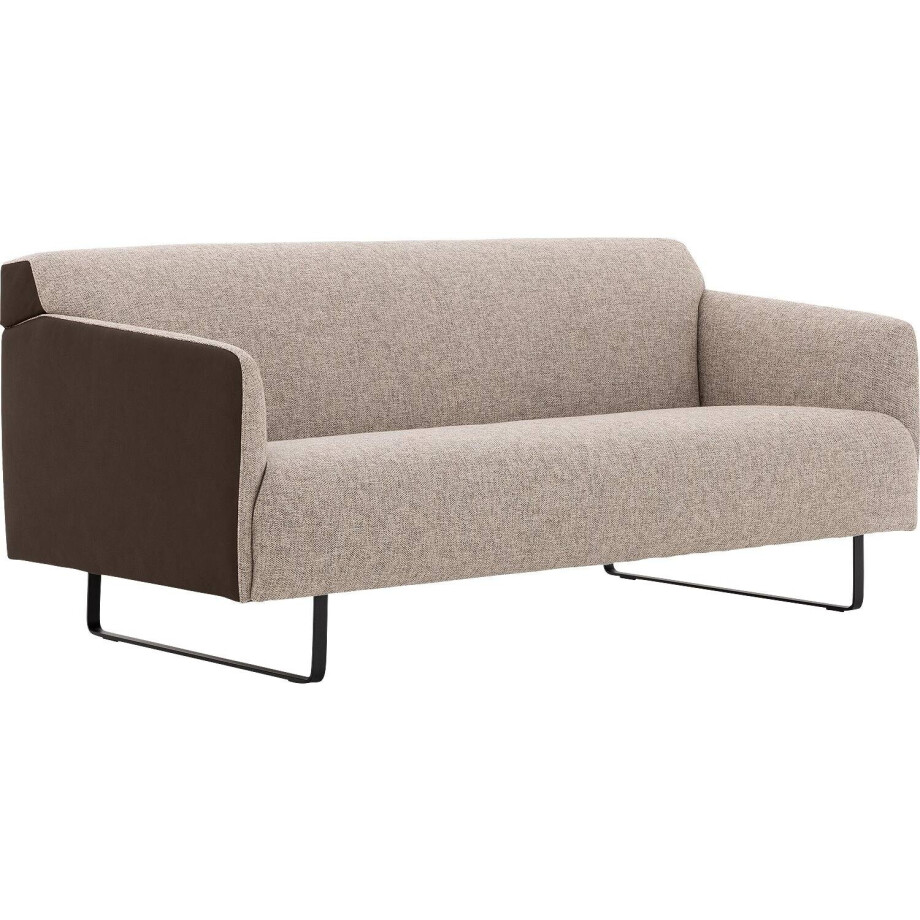 Goossens Excellent Bank Montreal bruin, leer, 2-zits, modern design Goossens Excellent Bank Montreal bruin, leer, 2-zits, modern design afbeelding 1