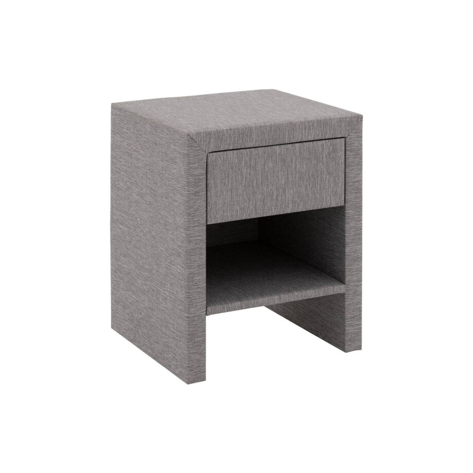 Goossens Nachtkastje Nomade Steppe, 1 lade met open vak Goossens Nachtkastje Nomade Steppe, 1 lade met open vak afbeelding 1