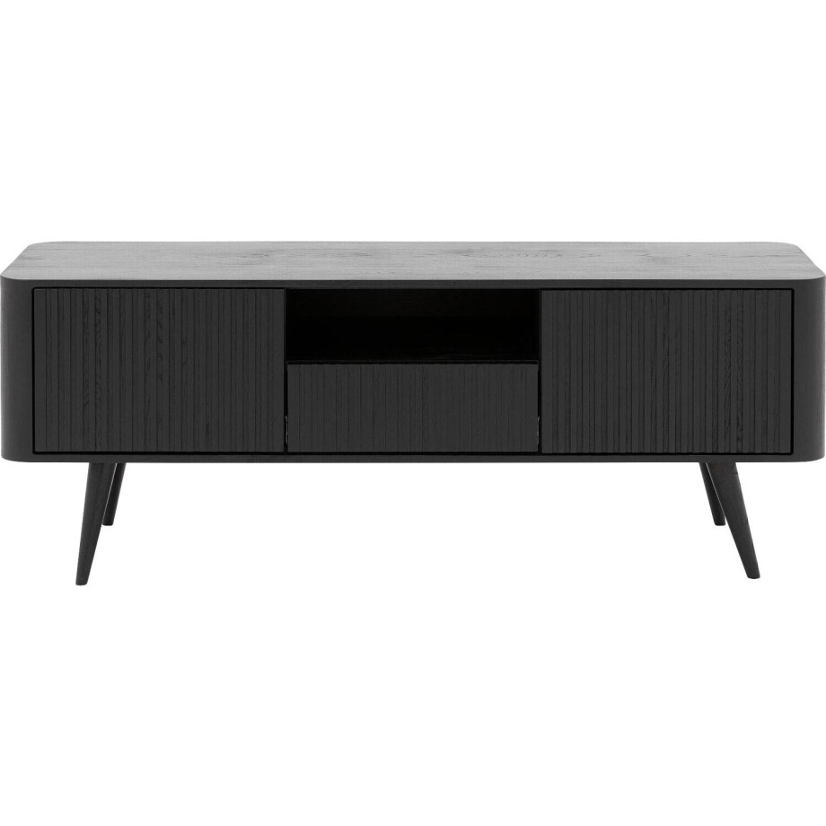 Goossens Tv Meubel Seppe, 2 deuren 1 lade 1 open vak 135 cm breed Goossens Tv Meubel Seppe, 2 deuren 1 lade 1 open vak 135 cm breed afbeelding 1