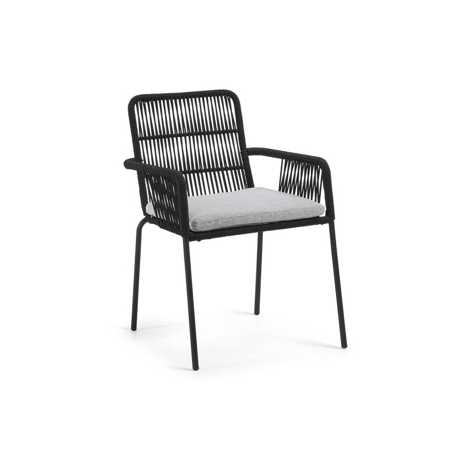 Kave Home Kave Home Eetkamerstoel Samanta, Stoel Samanta Zwart afbeelding 