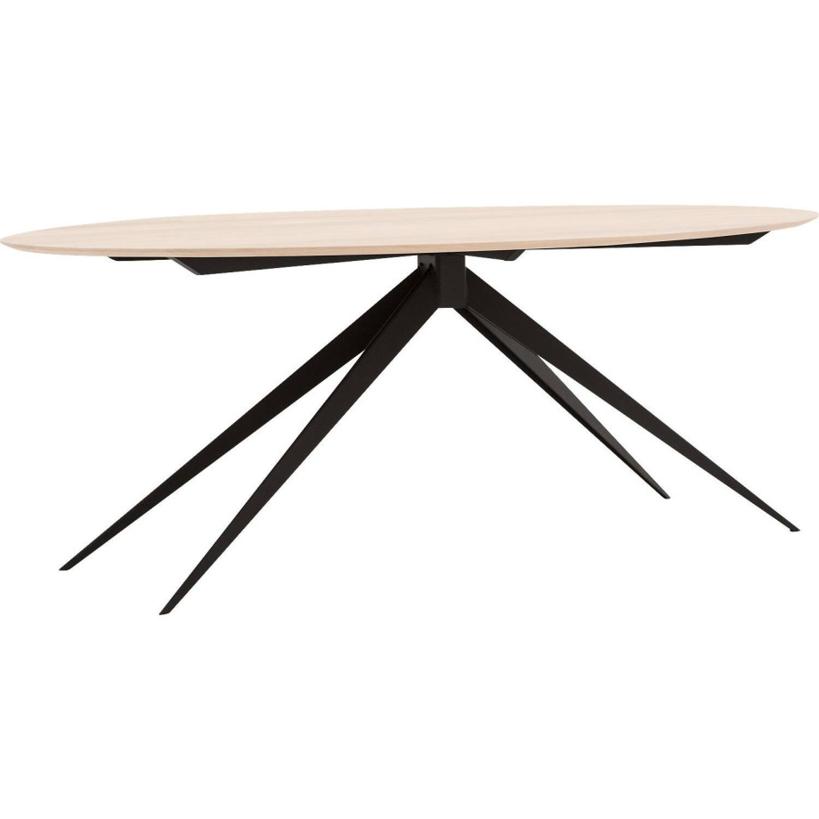 Goossens Excellent Eettafel Ferris, Ovaal 180 x 110 cm afbeelding 1