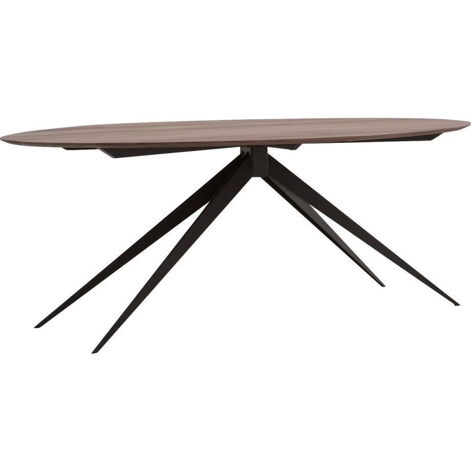 Goossens Excellent Eettafel Ferris, Ovaal 180 x 110 cm afbeelding 1