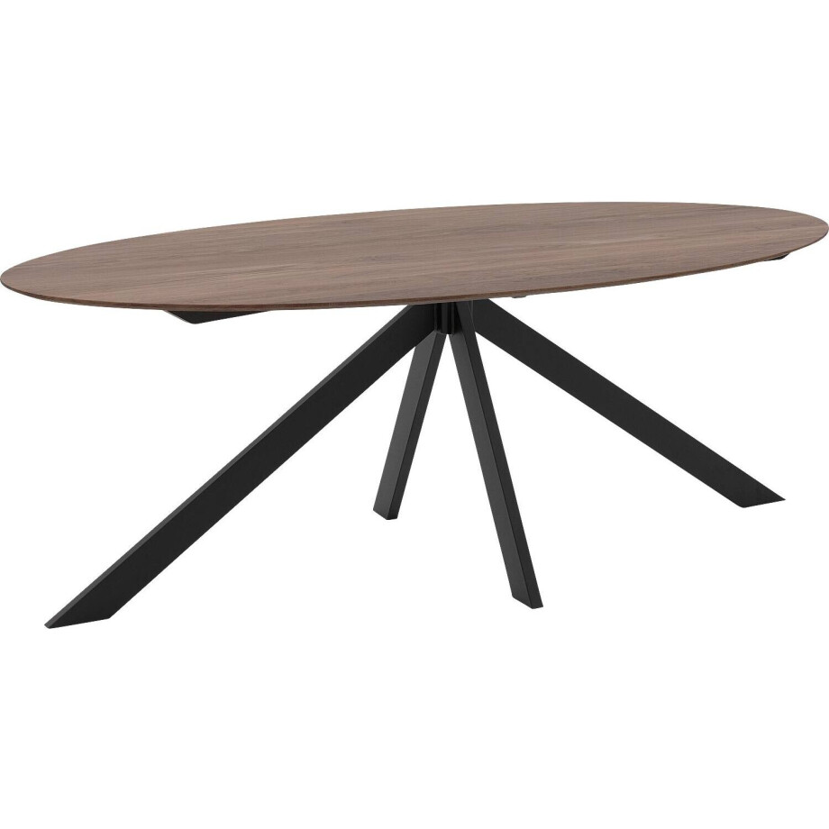 Goossens Excellent Eettafel Ferris Piramide Poot, Ovaal 180 x 110 cm afbeelding 1