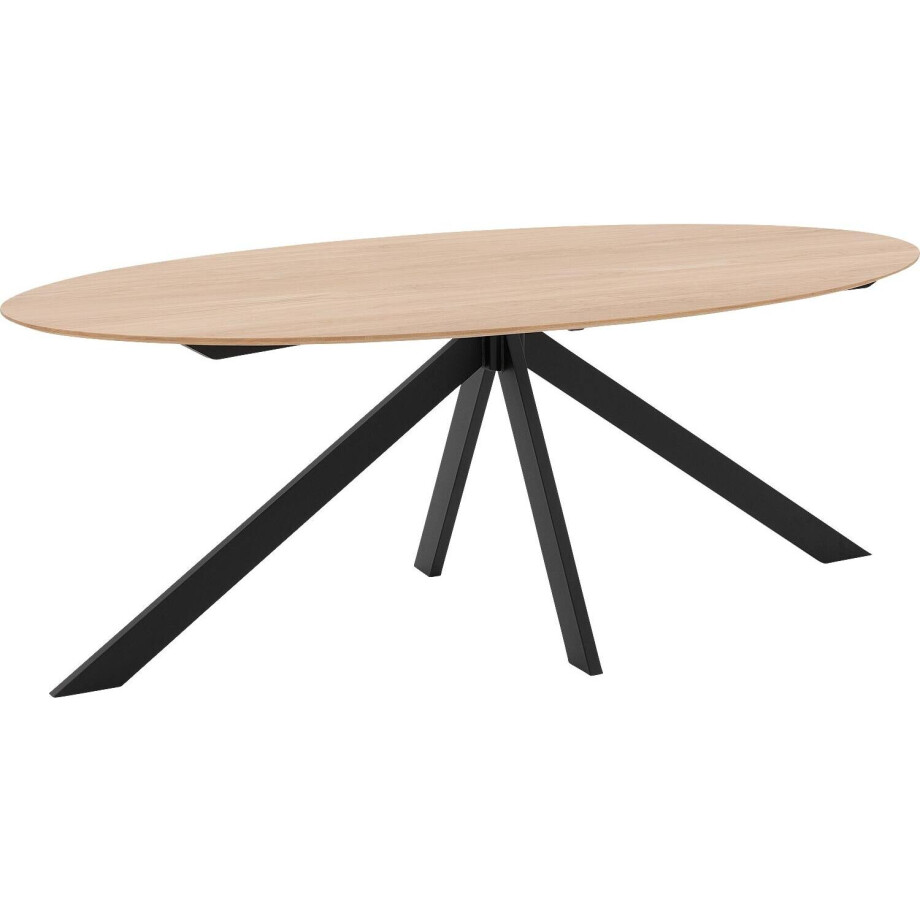 Goossens Excellent Eettafel Uniek, Ovaal 180 x 110 cm afbeelding 1