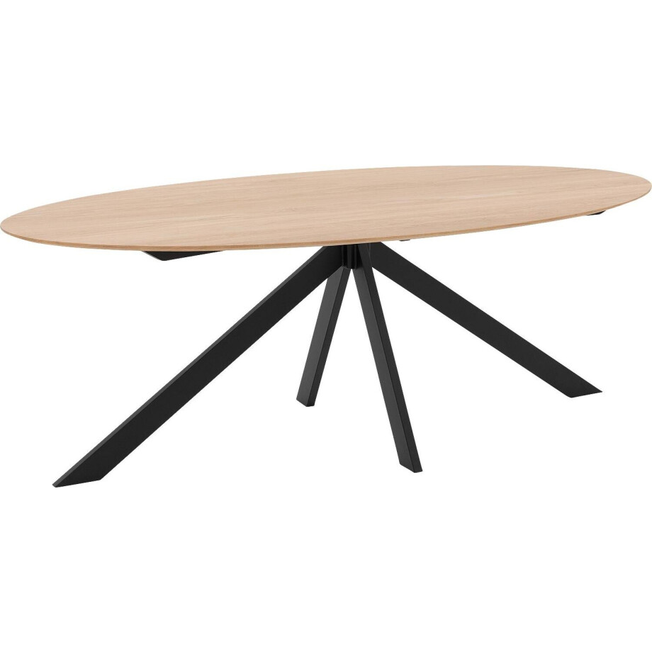 Goossens Excellent Eettafel Uniek, Ovaal 200 x 110 cm afbeelding 1