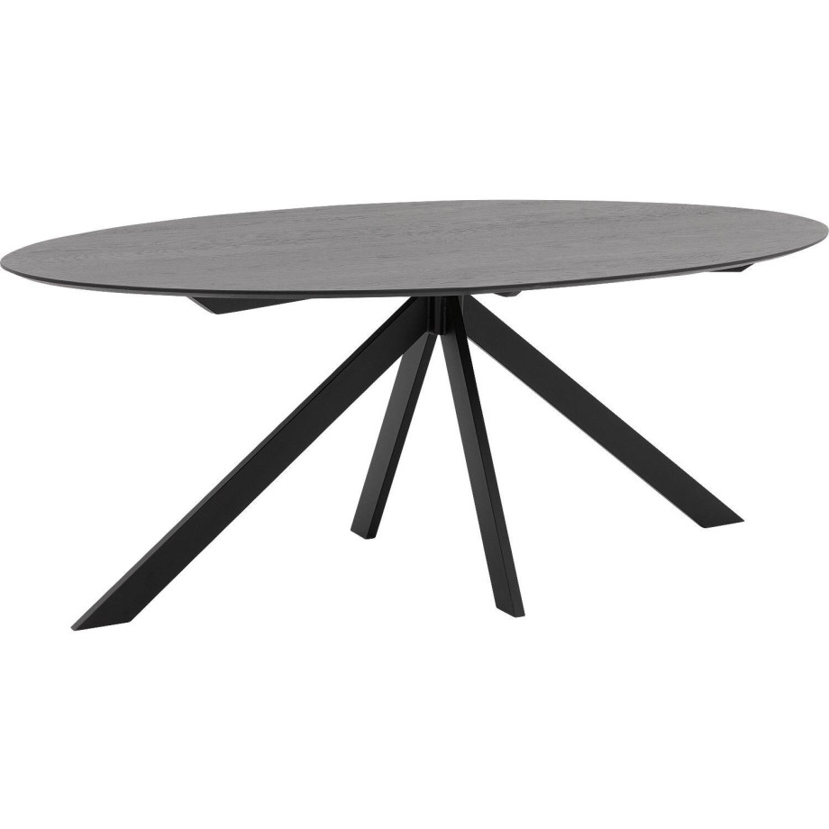 Goossens Excellent Eettafel Ferris Piramide Poot, Ovaal 180 x 110 cm afbeelding 1