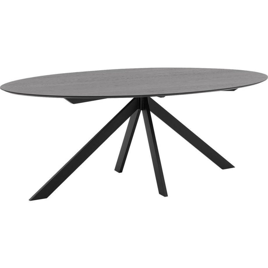 Goossens Excellent Eettafel Ferris Piramide Poot, Ovaal 200 x 110 cm afbeelding 1