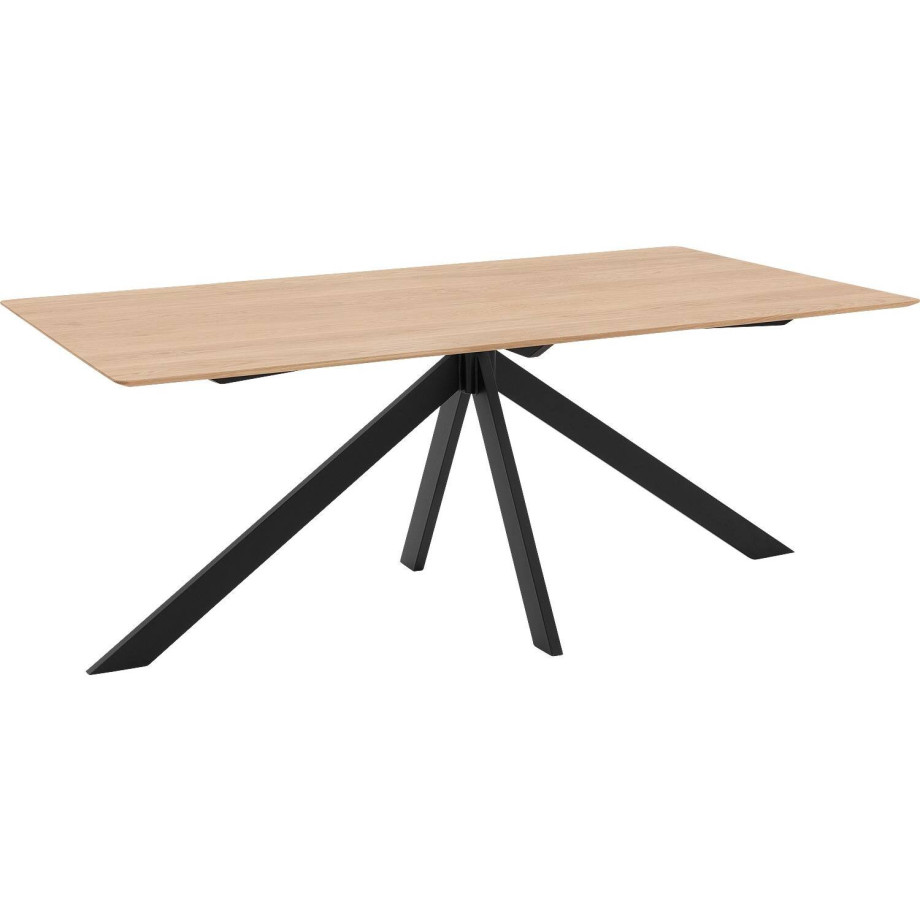 Goossens Excellent Eettafel Ferris Piramide Poot, Rechthoekig 180 x 100 cm afbeelding 1