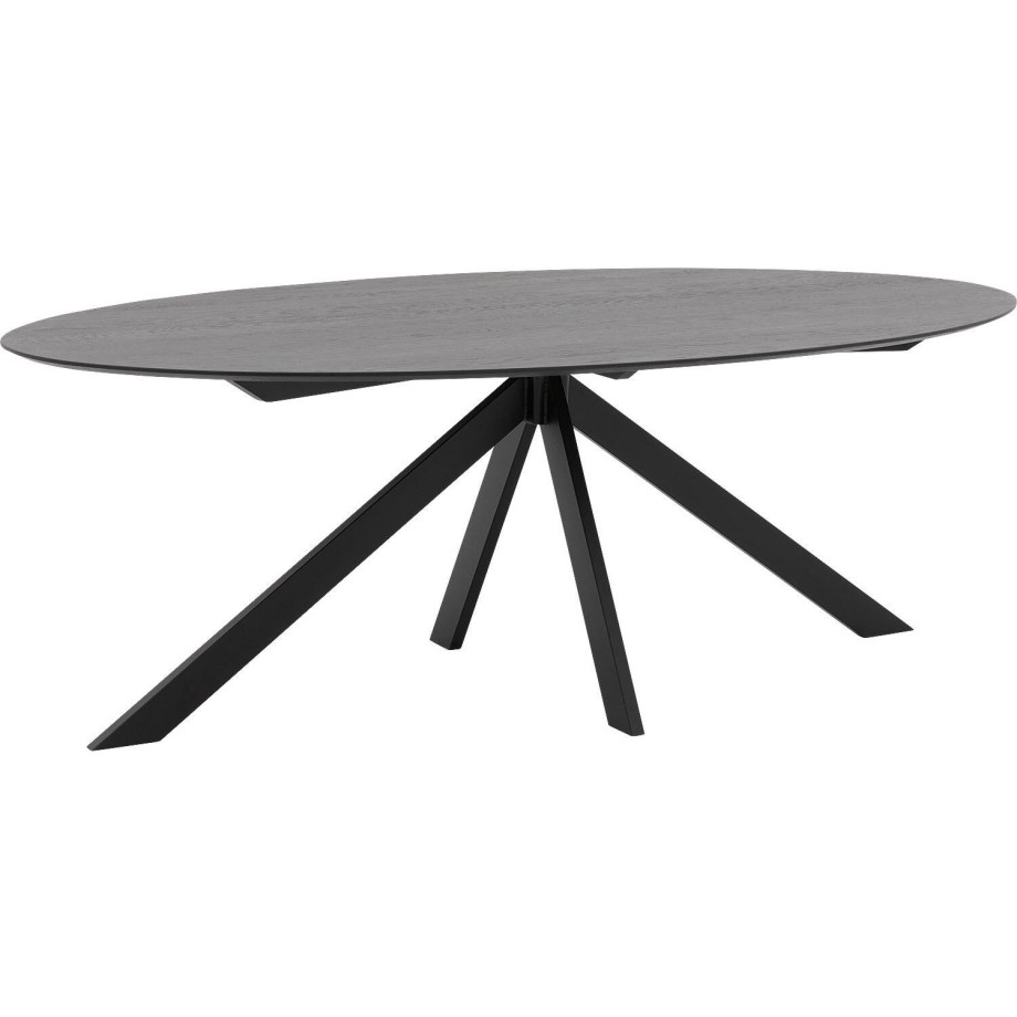 Goossens Excellent Eettafel Ferris Piramide Poot, Ovaal 220 x 120 cm afbeelding 1