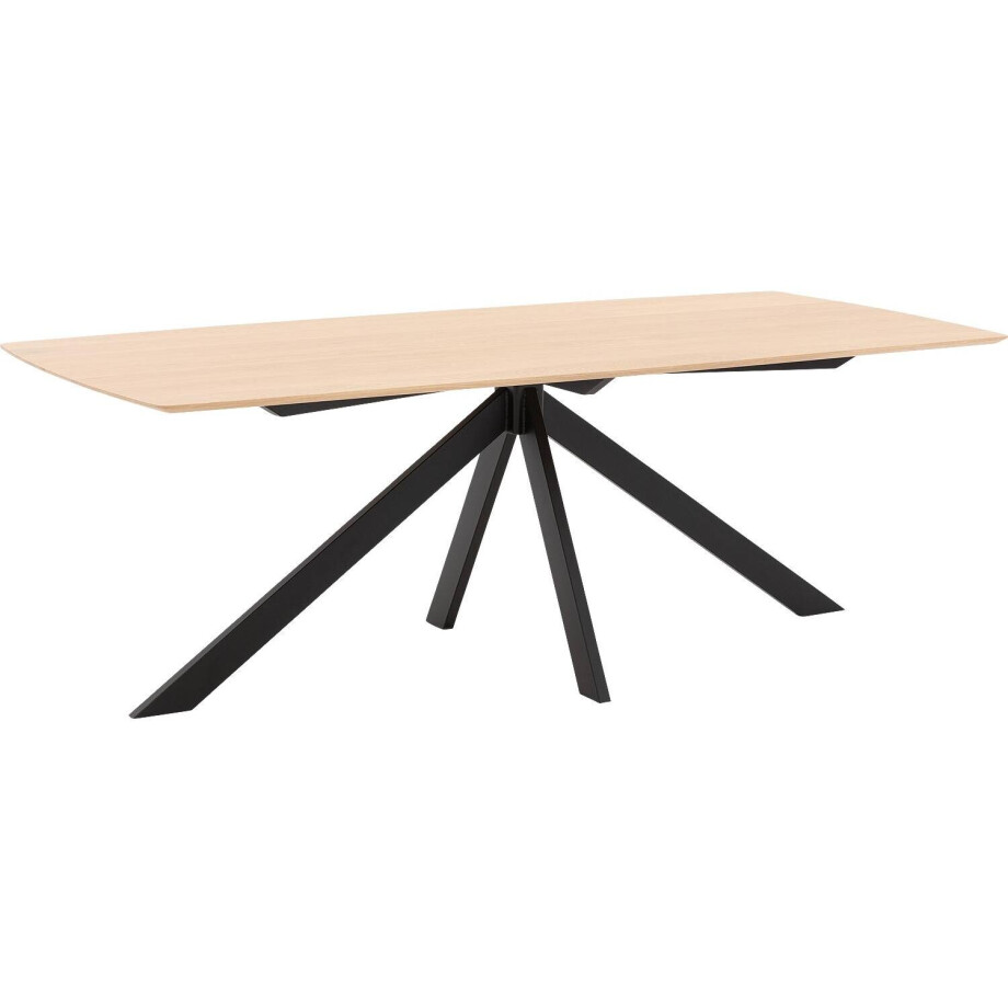 Goossens Excellent Eettafel Uniek, Semi rechthoekig 180 x 100 cm afbeelding 1