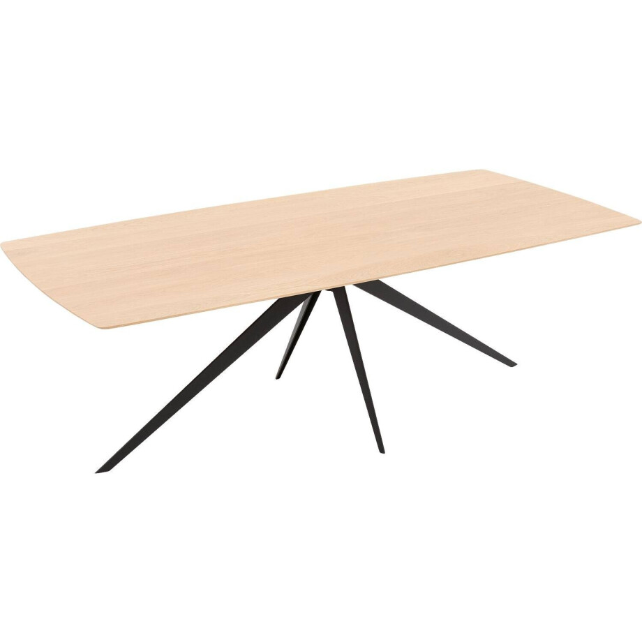Goossens Excellent Eettafel Uniek, Semi rechthoekig 180 x 100 cm Goossens Excellent Eettafel Uniek, Semi rechthoekig 180 x 100 cm afbeelding 1
