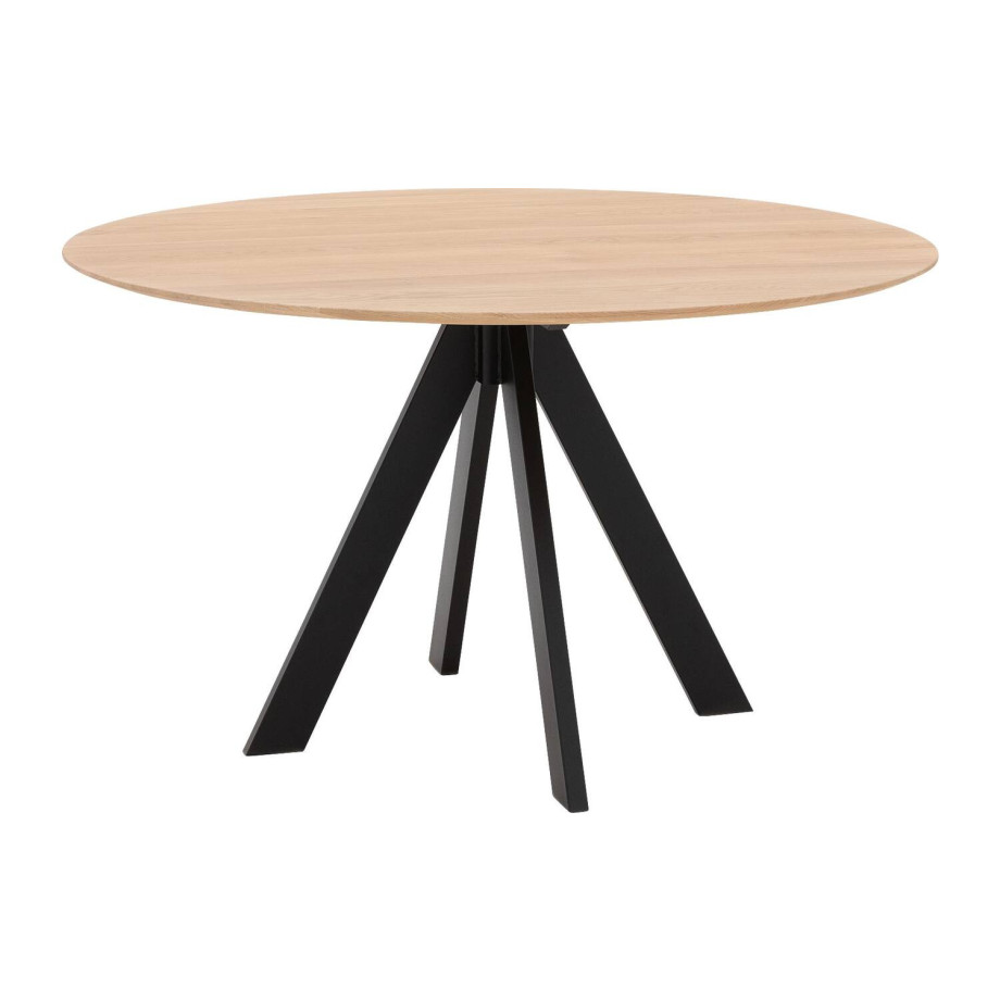 Goossens Excellent Eettafel Ferris Piramide Poot, Rond 140 x 140 cm afbeelding 1