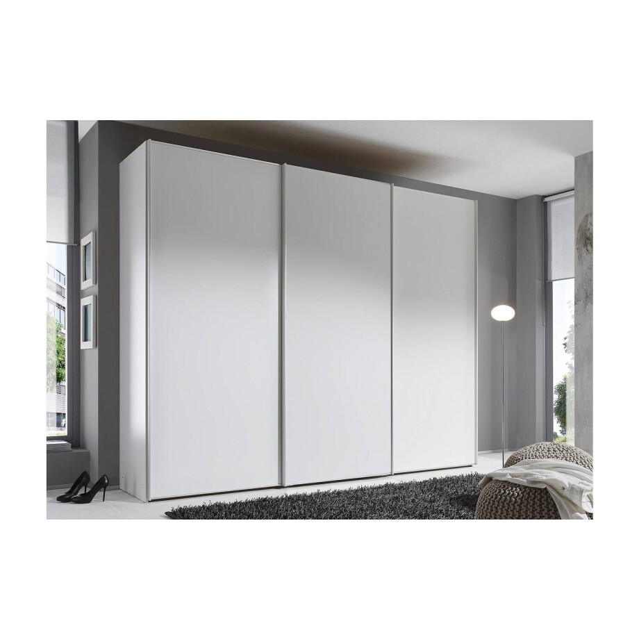 Goossens Kledingkast Big Choice Type 01 163, Slaapkamerkast 298 cm breed, 222 cm hoog, 3 schuifdeuren Goossens Kledingkast Big Choice Type 01 163, Slaapkamerkast 298 cm breed, 222 cm hoog, 3 schuifdeuren afbeelding 1