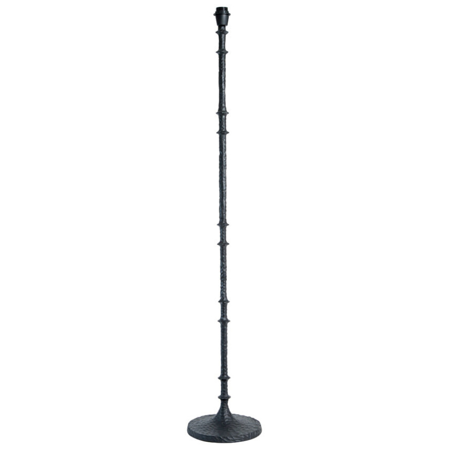 Light & Living Vloerlamp 'Sinhalese' 134cm, kleur Mat Zwart (excl. kap) afbeelding 1