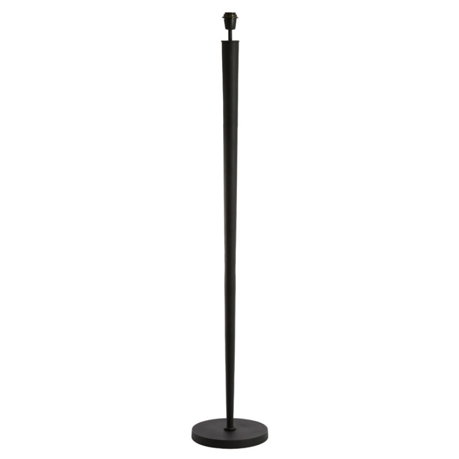 Light & Living Vloerlamp 'Vixen' 151cm, kleur Mat Zwart (excl. kap) afbeelding 1