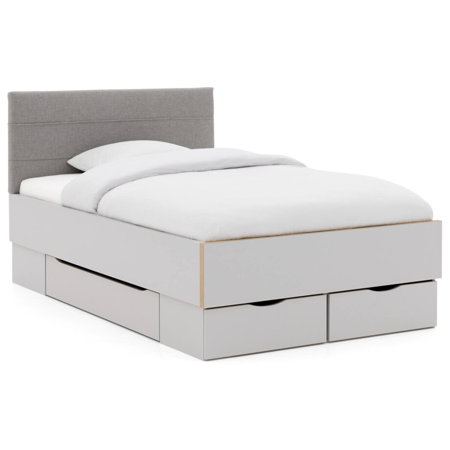 Goossens Bedframe Ita, 120 x 200 cm met 3 bedlades afbeelding 1
