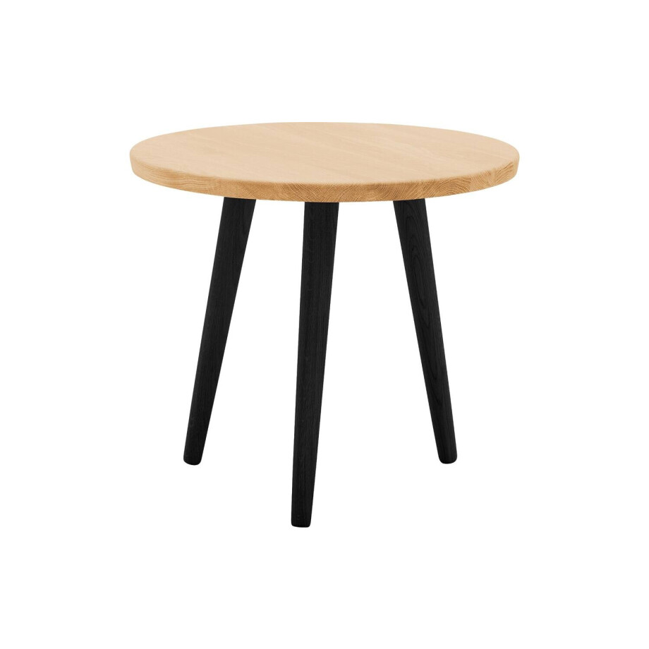 Goossens Hoektafel Bjarte, hout eiken blank, stijlvol landelijk, 50 x 45 x 50 cm Goossens Hoektafel Bjarte, hout eiken blank, stijlvol landelijk, 50 x 45 x 50 cm afbeelding 1