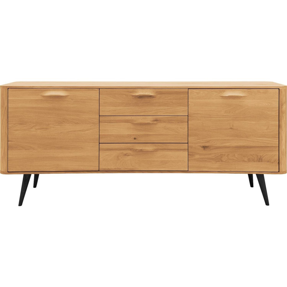 Goossens Dressoir Bjarte, 2 deuren 3 laden Goossens Dressoir Bjarte, 2 deuren 3 laden afbeelding 1