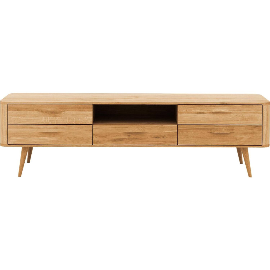 Goossens Tv Meubel Bjarte, 5 laden 1 open vak 180 cm breed Goossens Tv Meubel Bjarte, 5 laden 1 open vak 180 cm breed afbeelding 1