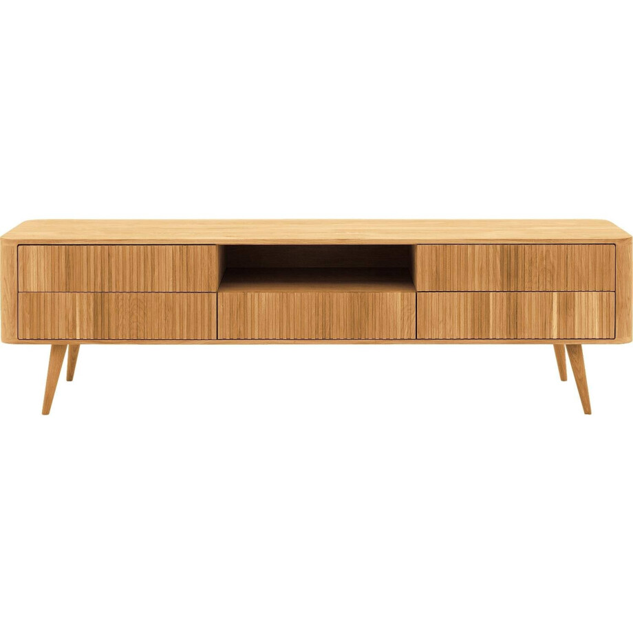 Goossens Tv Meubel Seppe, 5 laden 1 open vak 180 cm breed Goossens Tv Meubel Seppe, 5 laden 1 open vak 180 cm breed afbeelding 1