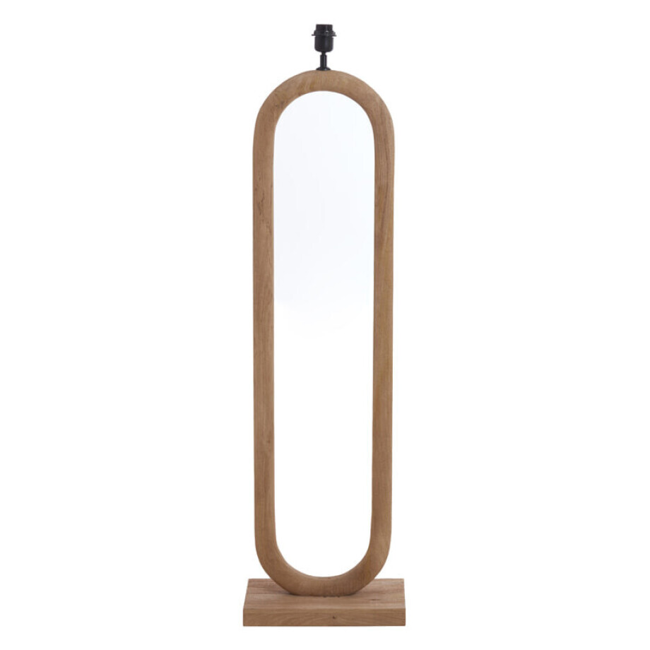 Light & Living Vloerlamp 'Paceco' Mangohout, 119cm hoog (excl. kap) afbeelding 