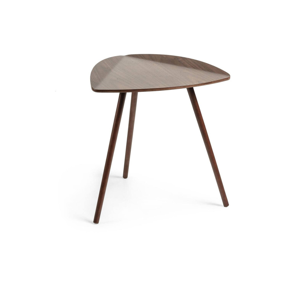 Kave Home Kave Home Sidetable Damasc rechthoekig, hout beige,, 45 x 47 x 47 cm afbeelding 