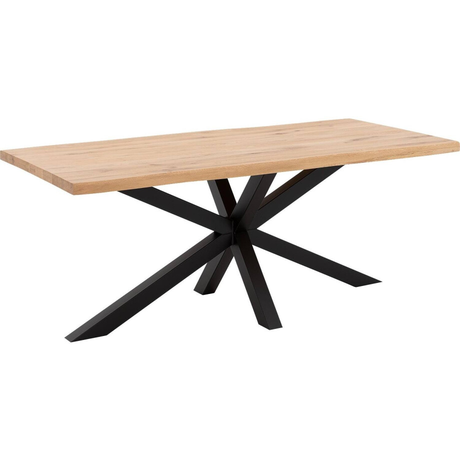 Goossens Eettafel Blade, Boomstamblad 200 x 100 cm 5 cm dik afbeelding 1