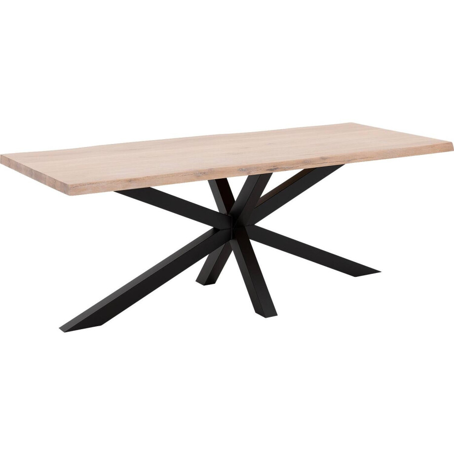 Goossens Eettafel Blade, Boomstamblad 220 x 100 cm 5 cm dik afbeelding 1