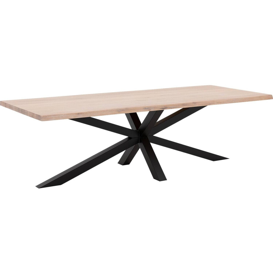 Goossens Eettafel Blade, Boomstamblad 260 x 100 cm 5 cm dik afbeelding 1