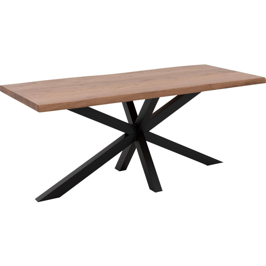 Goossens Eettafel Blade, Boomstamblad 200 x 100 cm 5 cm dik afbeelding 1