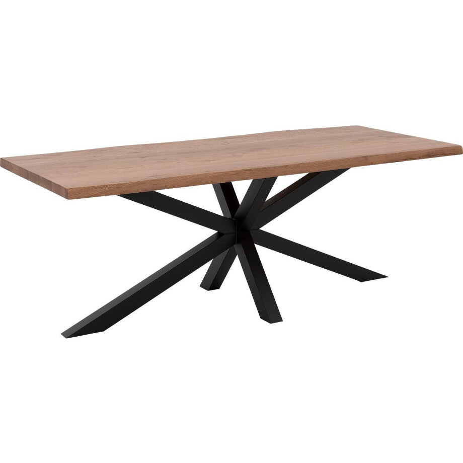 Goossens Eettafel Blade, Boomstamblad 220 x 100 cm 5 cm dik afbeelding 1