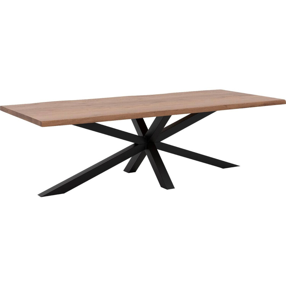 Goossens Eettafel Blade, Boomstamblad 260 x 100 cm 5 cm dik afbeelding 1