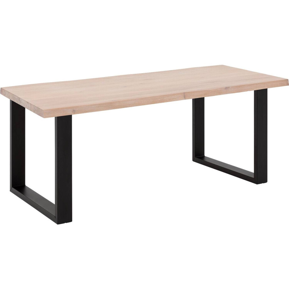 Goossens Eettafel Blade, Boomstamblad 200 x 100 cm 5 cm dik afbeelding 1