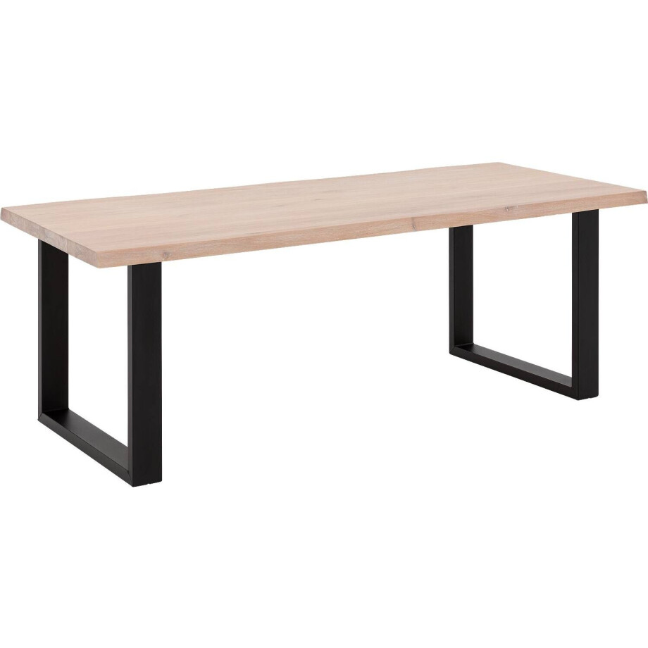 Goossens Eettafel Blade, Boomstamblad 220 x 100 cm 5 cm dik afbeelding 1