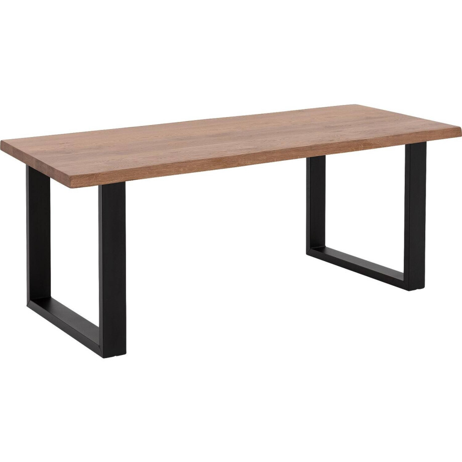 Goossens Eettafel Blade, Boomstamblad 200 x 100 cm 5 cm dik afbeelding 1