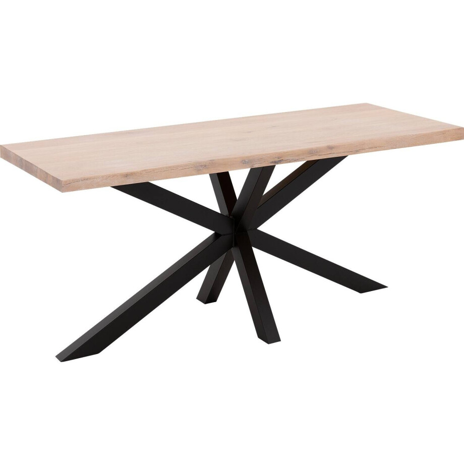 Goossens Eettafel Blade, Strak blad 180 x 90 cm 6 cm dik Goossens Eettafel Blade, Strak blad 180 x 90 cm 6 cm dik afbeelding 1