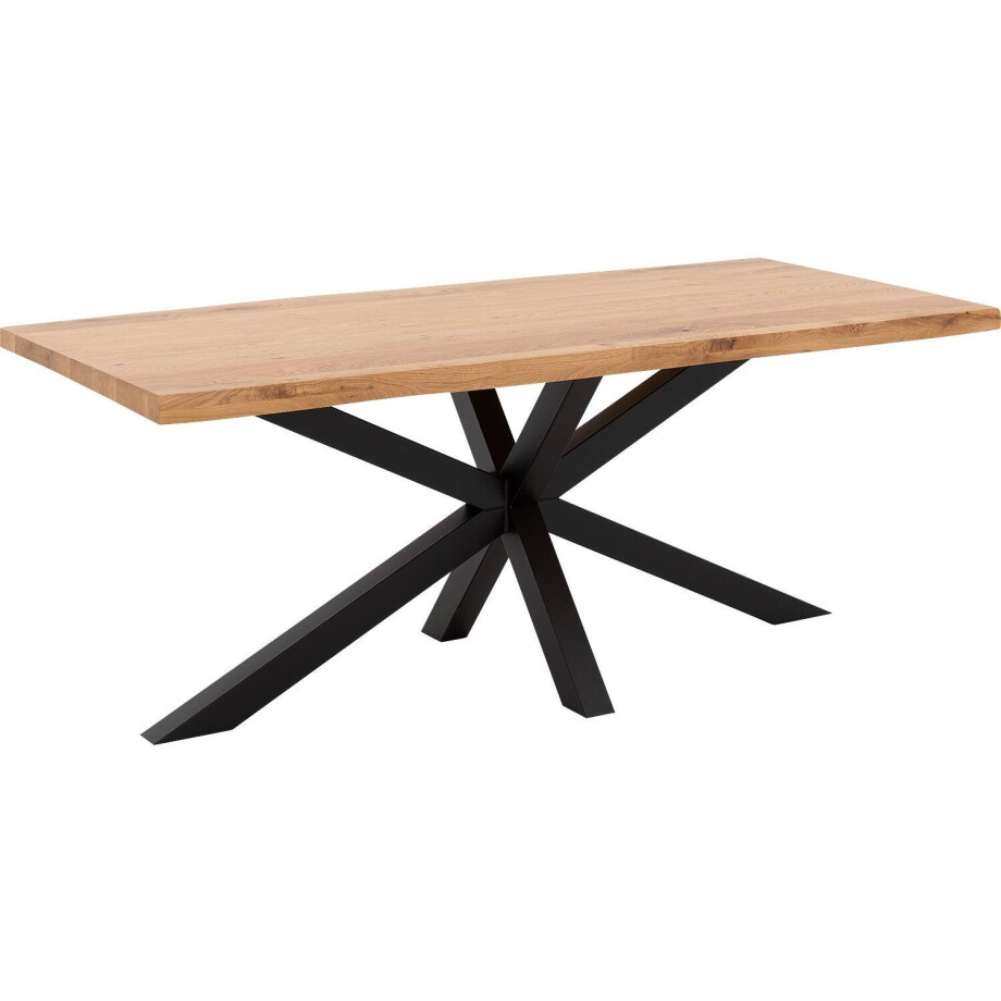 Goossens Eettafel Blade, Boomstamblad 200 x 100 cm 5 cm dik afbeelding 1