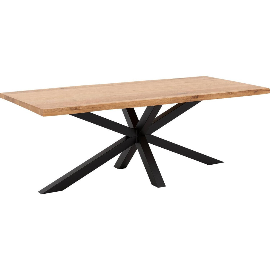Goossens Eettafel Blade, Boomstamblad 220 x 100 cm 5 cm dik afbeelding 1