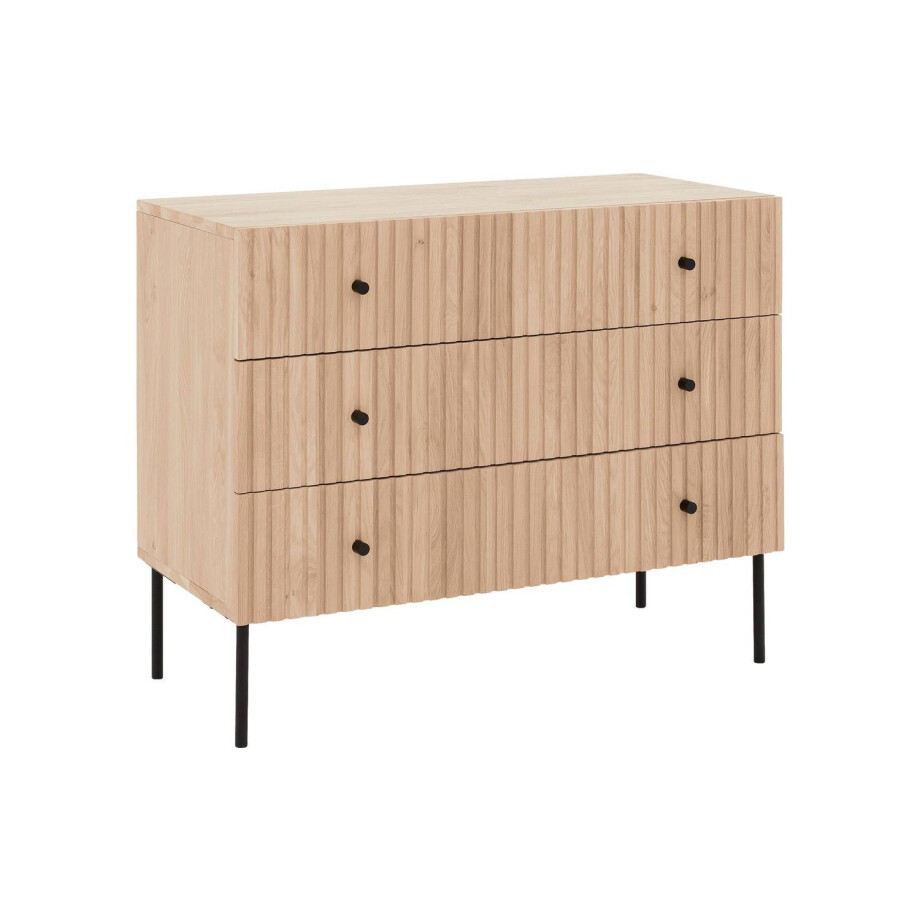 Goossens Ladekast Capelli, 3 laden Goossens Ladekast Capelli, 3 laden afbeelding 1