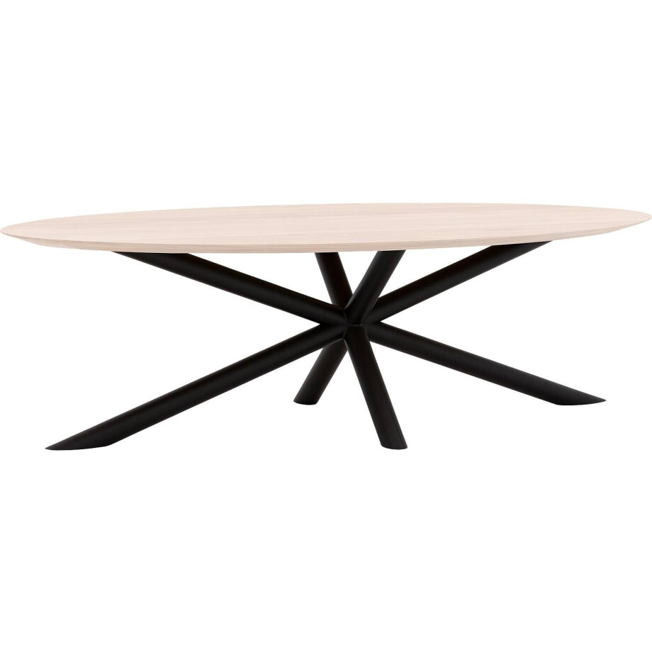 Goossens Excellent Eettafel Gs-1302, Ovaal 260 x 130 cm afbeelding 1