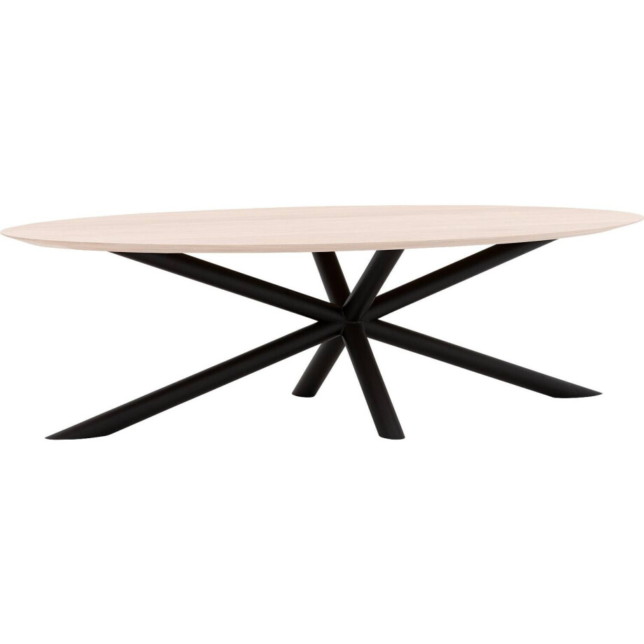 Goossens Excellent Eettafel Gs-1302, Ovaal 300 x 130 cm afbeelding 1