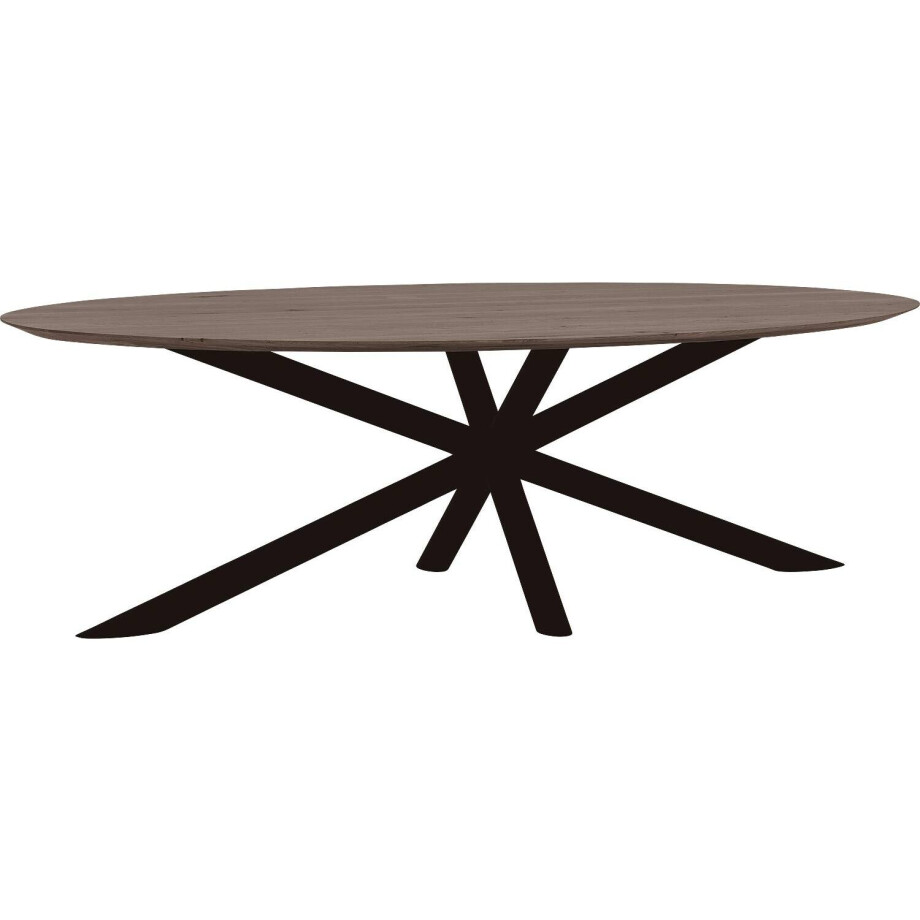 Goossens Excellent Eettafel Gs-1302, Ovaal 240 x 130 cm afbeelding 1