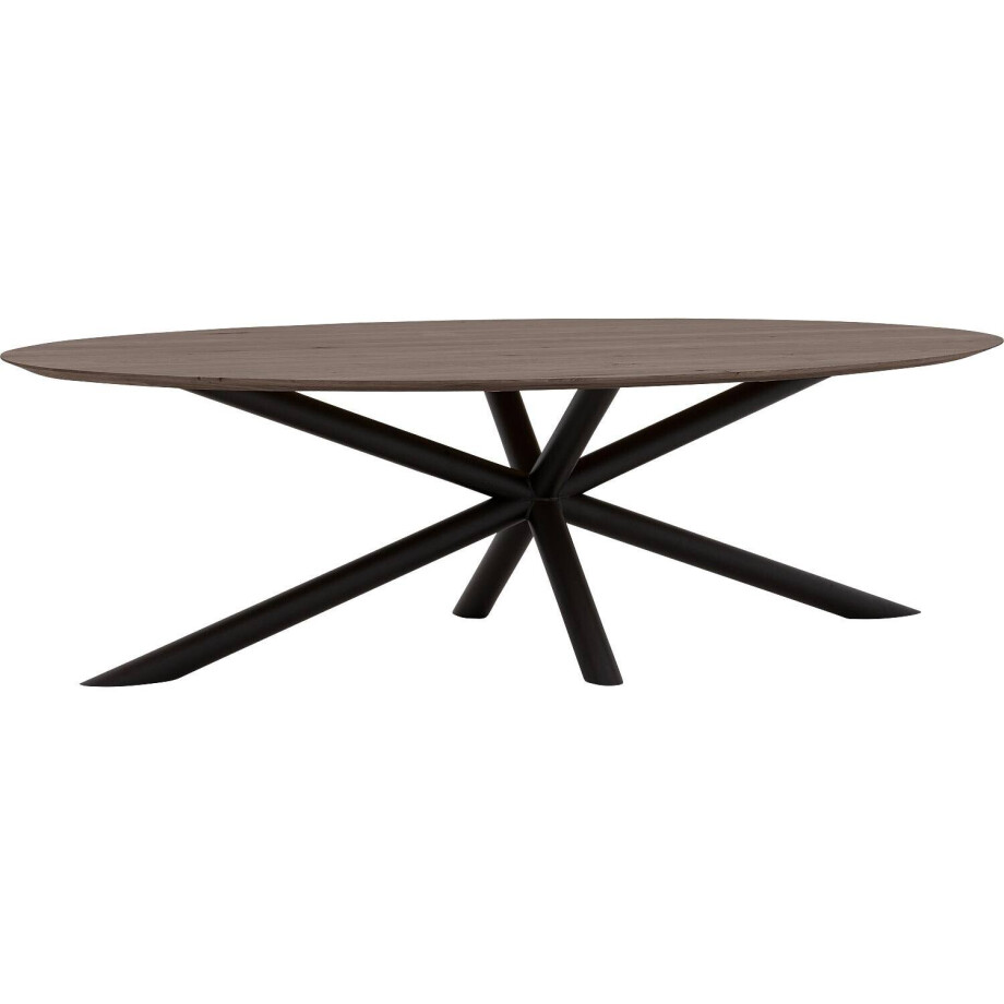 Goossens Excellent Eettafel Gs-1302, Ovaal 260 x 130 cm afbeelding 1