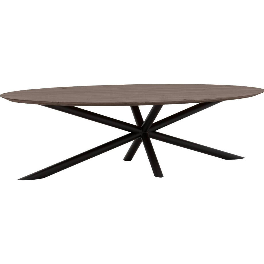 Goossens Excellent Eettafel Gs-1302, Ovaal 280 x 130 cm afbeelding 1